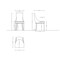 Manhattan Comfort Shubert 8-Piece Faux Leather and Velvet Dining Chair Set in Tan 8-DC055AR-TN - alternate 8